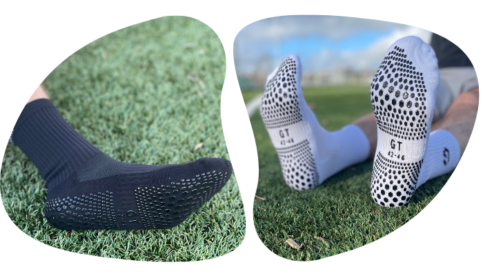gt grip socks banner, ideale voetbal gripsokken