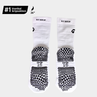 GT Ultra Light Grip Socks - voetbal gripsokken wit