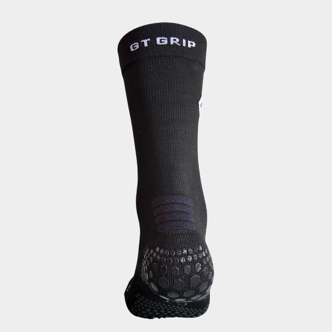 GT Ultra Light Grip Socks -zwarte  voetbal gripsokken 