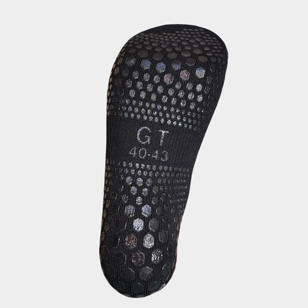 GT Ultra Light Grip Socks - zwart voetbal gripsokken, grip socks GT