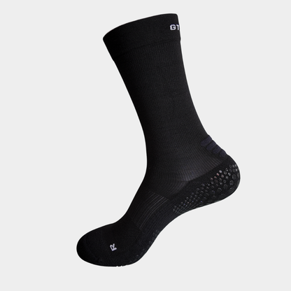 GT Ultra Light Grip Socks - voetbal gripsokken Zwart - Compressieklasse 1 - Dryarn