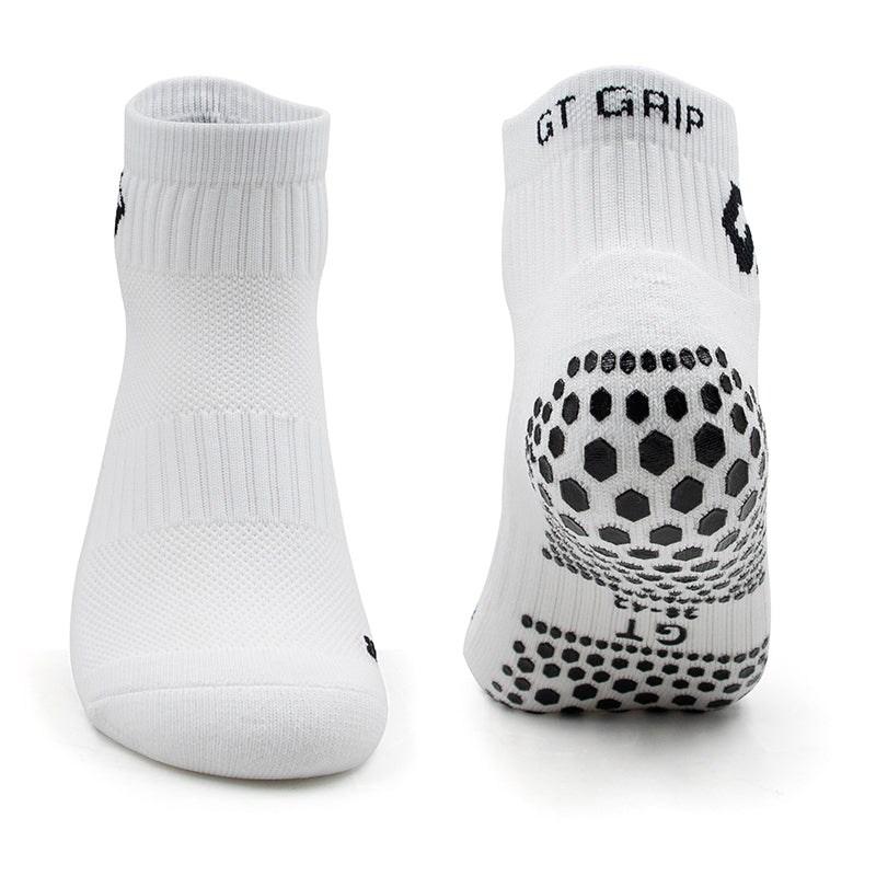GT Ankle Grip Socks Wit Voor Achter