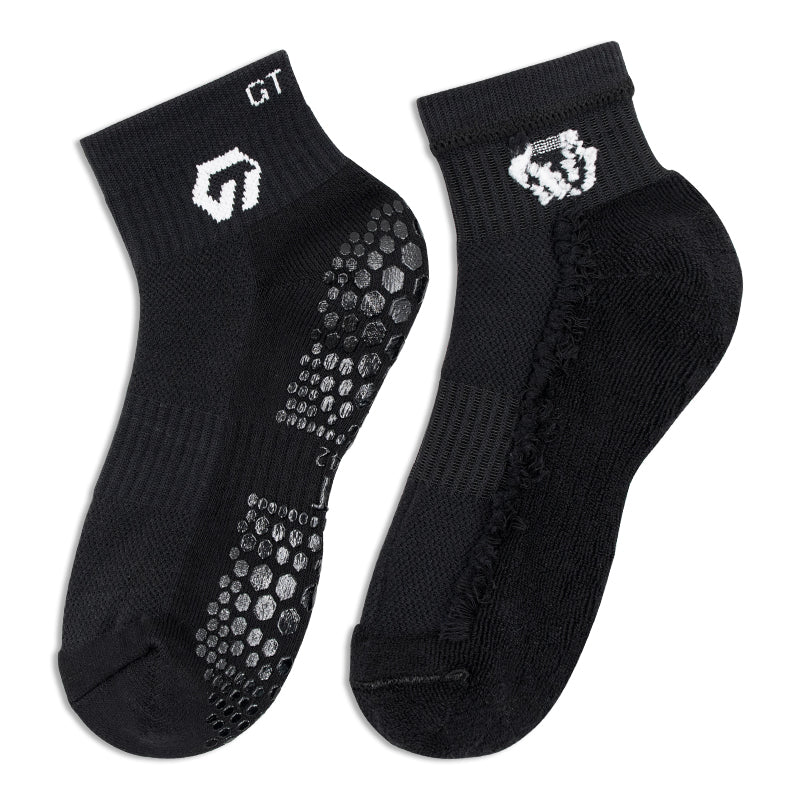 GT Ankle Grip Socks Zwart Binnen buitenkant
