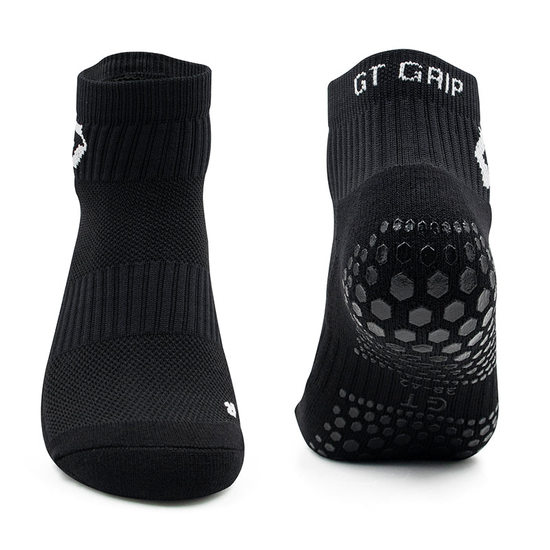 GT Ankle Grip Socks Zwart achter voorkant