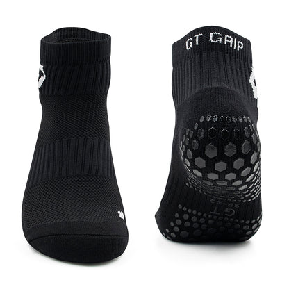 GT Ankle Grip Socks Zwart achter voorkant
