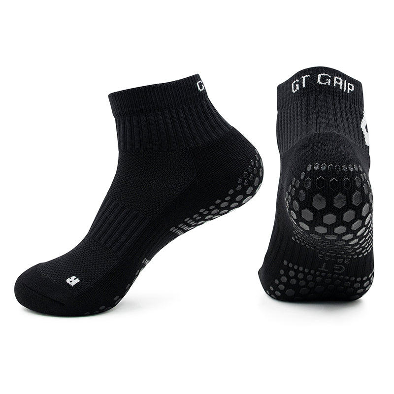 GT Ankle Grip Socks Zwart achter zijkant