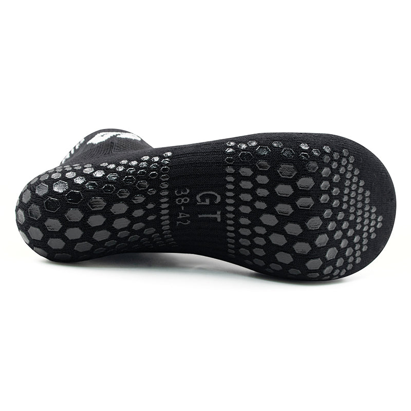 GT Ankle Grip Socks Zwart grip detail