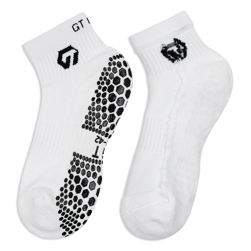 GT Ankle Grip Socks wit binnen buitenkant