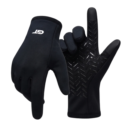 GT Field Player Gloves zwart - sporthandschoenen met siliconen grip, rug- en palmzijde