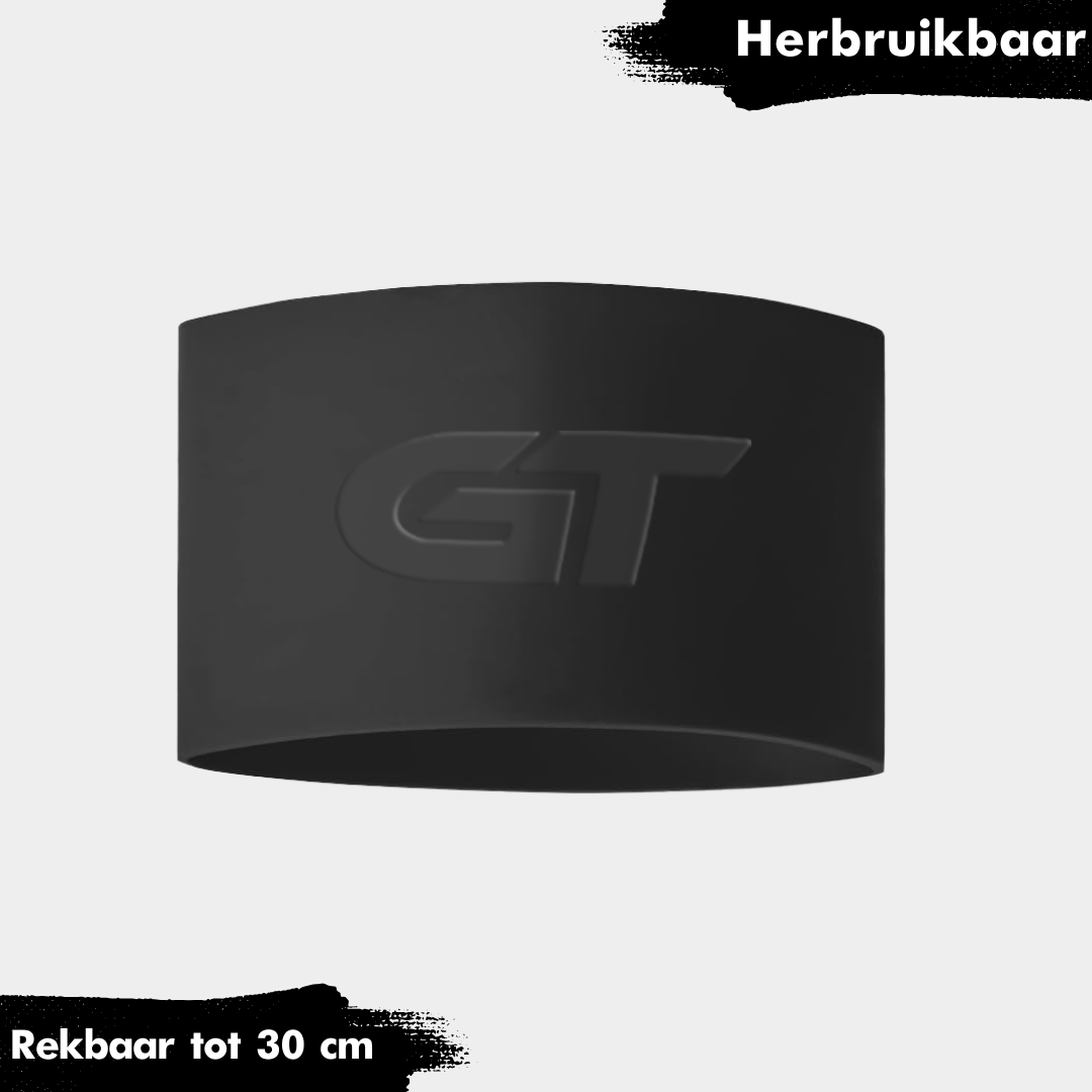 Sokkentape alternatief GT GRIP Tapes, Zwart, ecologisch, herbruikbaar sokkentape.