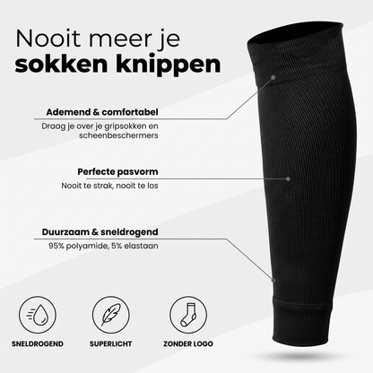 GT Pro Sleeve Socks voetloze voetbalkous: ademend, perfecte pasvorm, sneldrogend en zonder logo | GT Sport Selection