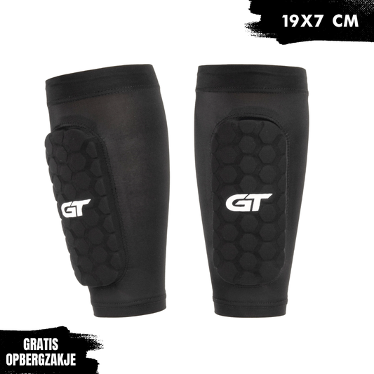 GT Sleeve Shin Pads Senior Max+ 19x7 cm scheenbeschermer | GT Sport Selection